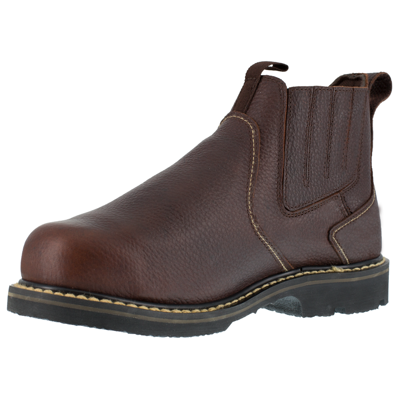 Iron Age Groundbreaker Men's Construction Boot - 11" Pull-On, Composite Toe, Brown Leather - View #8